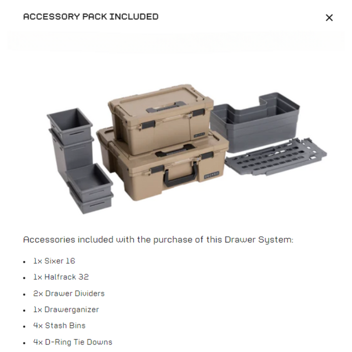 DECKED GM Sierra or Silverado Truck Bed Storage System & Organizer 2007 - 2018 8' 0" Bed Model XG5