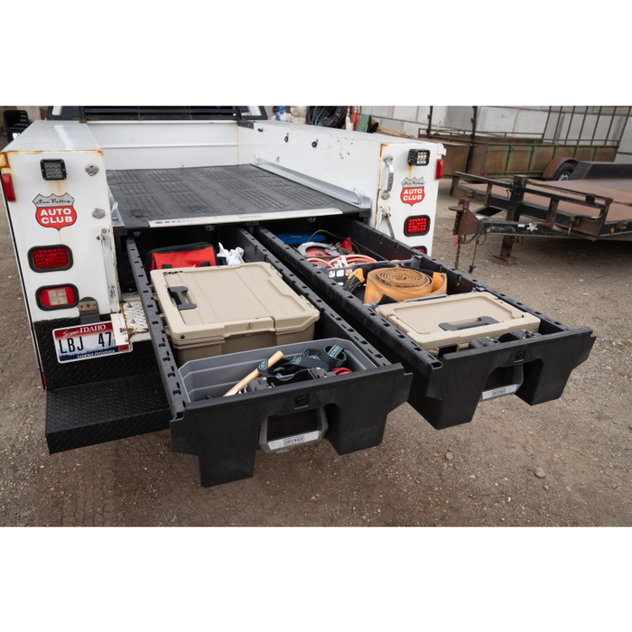 DECKED Service Body 48" - 50" Wide Fully Assembled Truck Bed Storage System & Organizer 2003 - Current 6' 2" Bed Model XSB