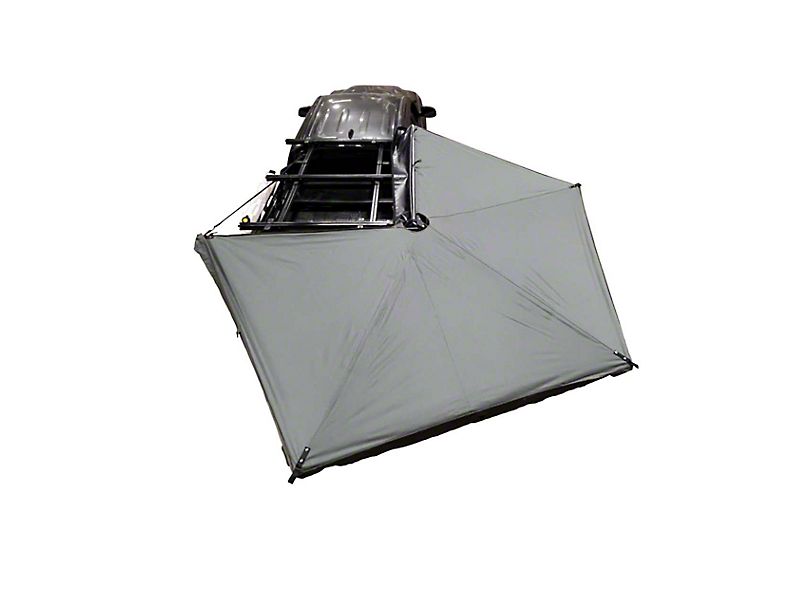 Overland Vehicle Systems HD Nomadic 270 LTE - Awning, Wall 1 & 2, Driver Side, Grey Body, Green Trim & Black Travel Cover