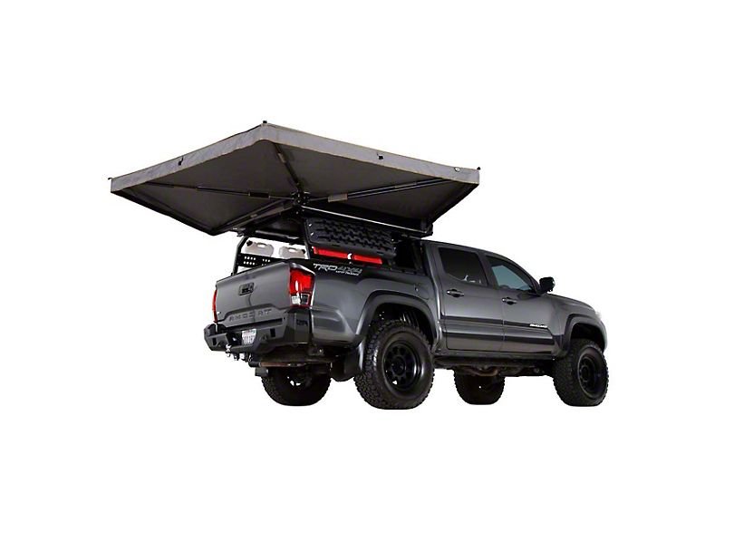 Overland Vehicle Systems HD Nomadic 270 LTE - Awning, Wall 1 & 2, Driver Side, Grey Body, Green Trim & Black Travel Cover