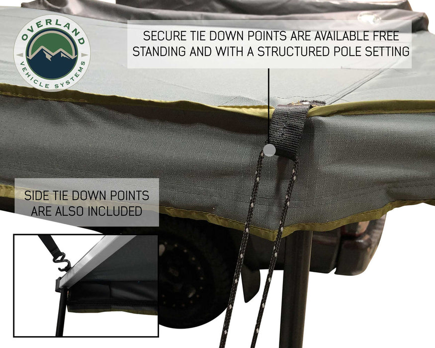 Overland Vehicle Systems Nomadic 180 Degree Awning with Side Walls (19619907)