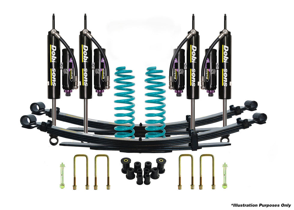 Dobinsons 4x4 0"-2" MRR 3-Way Adjustable Suspension Kit for Toyota Landcruiser 79 Series - FZJ79, HZJ79, HDJ79, VDJ79, GRJ79 09/1999 on - DSSKITMRA921 - DSSKITMRA921