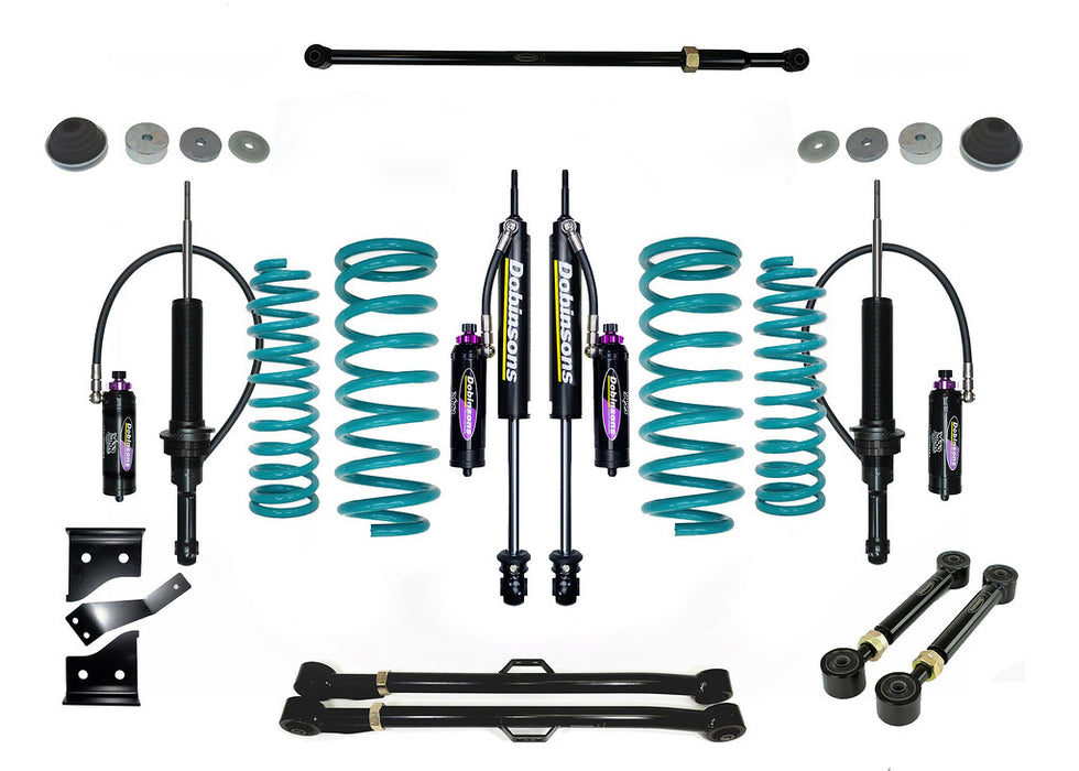 Dobinsons 3-3.5" MRR 3-Way Adjustable Lift Kit For Nissan Navara D23 2014 On - DSSKITMRA1233 - DSSKITMRA1233