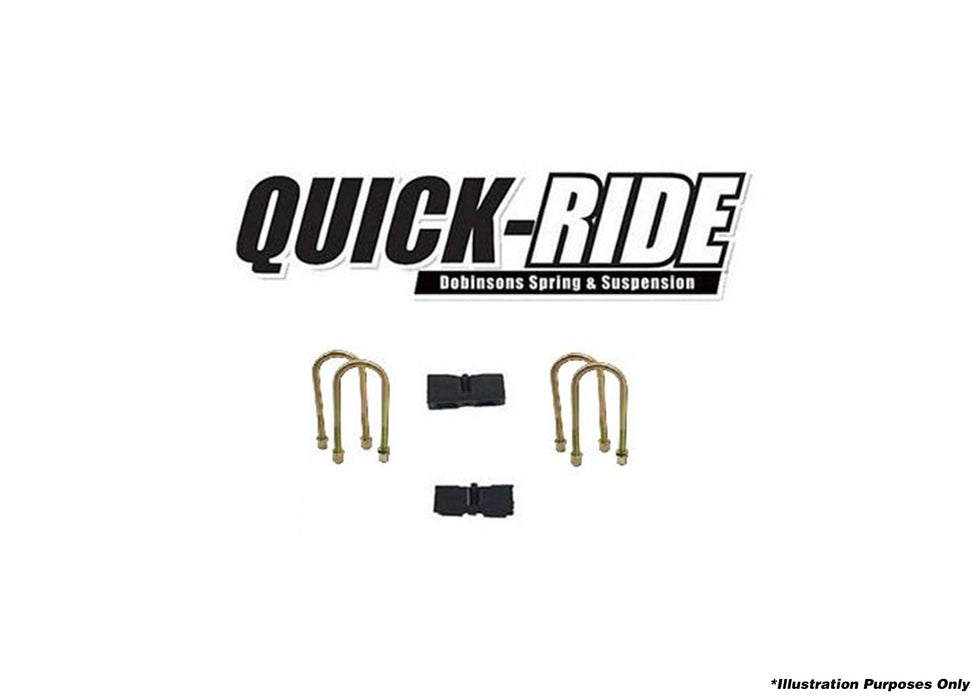 DOBINSONS 2" QUICK RIDE KIT INCLUDES U-BOLTS - QR63-562K